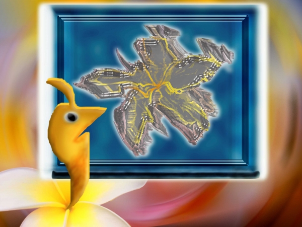 Creation of Hawaiian flower painting: Step 6